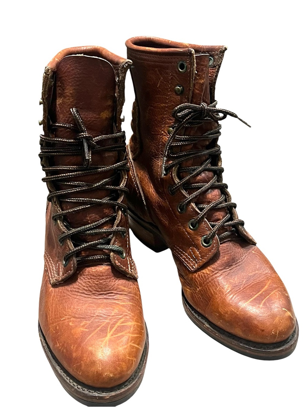 Vintage DD Tuff Work/Packer Boots Women's 8.5 med